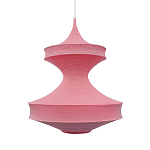 Подвесной вязаный розовый светильник «Моника» варинант исполнения - 1 | Loft Concept в Липецке