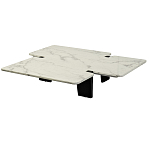 Стол журнальный низкий с фигурной столешницей Threshold варинант исполнения - 1 | Loft Concept в Липецке