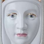 Ваза с золотисто-белыми фрагментами Faces of Imagination варинант исполнения - 6 | Loft Concept в Липецке