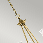 Люстра с прозрачными плафонами из пузырчатого стекла Kichler варинант исполнения - 5 | Loft Concept в Липецке