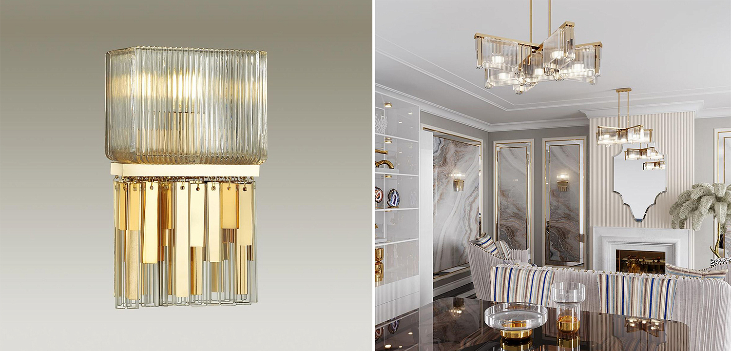 Бра Madelen Gold Wall Lamp Бра Madelen Gold Wall Lamp - Loft-Concept в Липецке