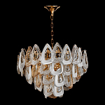 Люстра с многослойными белыми и прозрачными подвесками Character Chandelier варинант исполнения - 1 | Loft Concept в Липецке