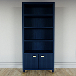 Книжный Стеллаж Elsa Dreams Blue с задней стенкой варинант исполнения - 5 | Loft Concept в Липецке