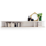 Дизайнерская подвесная полка Gio Ponti D.355.1 - D.355.2 Hanging Bookcase варинант исполнения - 1 | Loft Concept в Липецке