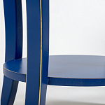 Синяя тумба на фигурных ножках Shelby варинант исполнения - 5 | Loft Concept в Липецке