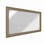 Зеркало прямоугольное с классической деревянной рамой Flowchart варинант исполнения - 1 | Loft Concept в Липецке