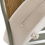 Садовое кресло с каркасом из стали Kenneth Chair варинант исполнения - 6 | Loft Concept в Липецке