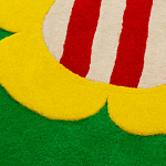 Дизайнерский ковер с цветами Poltronova Tappeto Prato Rug варинант исполнения - 6 | Loft Concept в Липецке