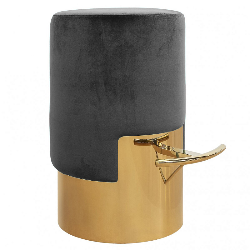 ELLA BAR STOOL Серый Барный стул Золотой Серый ELLA BAR STOOL Серый Барный стул Золотой Серый в Липецке | Loft Concept
