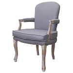 Кресло Aubrey Classical Armchair grey flax варинант исполнения - 3 | Loft Concept в Липецке