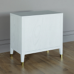 Прикроватная тумбочка с полкой Elsa Dreams White варинант исполнения - 4 | Loft Concept в Липецке