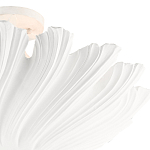 Потолочный светильник белый с рельефным абажуром Feminine Shape варинант исполнения - 1 | Loft Concept в Липецке