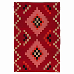 Плед хлопковый по мотивам башкирских орнаментов Ural and Siberian Patterns варинант исполнения - 1 | Loft Concept в Липецке