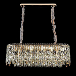 Люстра овальная с хрустальными подвесками Roul Crystal Light варинант исполнения - 1 | Loft Concept в Липецке