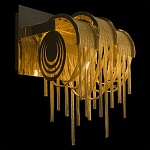 Бра с перфорированными металлическими дугами и цепочками 22 см Atlantis Chain варинант исполнения - 2 | Loft Concept в Липецке