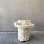 Дизайнерский журнальный стол цилиндрической формы фактурный Mylepen варинант исполнения - 1 | Loft Concept в Липецке