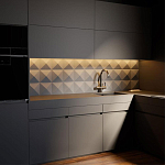 Гипсовая 3D панель с принтографией PM-104 варинант исполнения - 2 | Loft Concept в Липецке