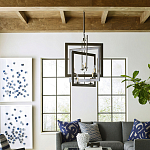 Люстра из пересекающихся квадратных элементов Intersecting Squares варинант исполнения - 2 | Loft Concept в Липецке