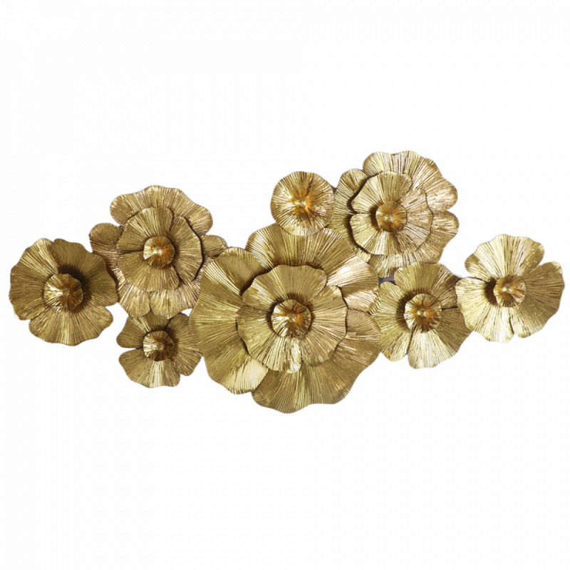 Панно настенное Blank Sheet Delicate Flower Золотой Панно настенное Blank Sheet Delicate Flower Золотой в Липецке | Loft Concept