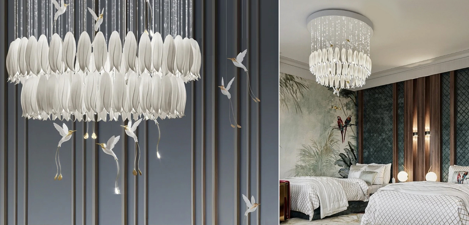 Люстра c Птичками Колибри Sagarti Contemporary chandelier ALBA Flowers & Birds Люстра c Птичками Колибри Sagarti Contemporary chandelier ALBA Flowers & Birds - Loft-Concept в Липецке