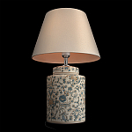 Настольная лампа цилиндрическая с цветочной росписью Lamp Flower Painting варинант исполнения - 5 | Loft Concept в Липецке