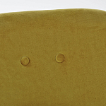 Кресло велюровое горчичного цвета Diaspro Mustard Armchair варинант исполнения - 5 | Loft Concept в Липецке