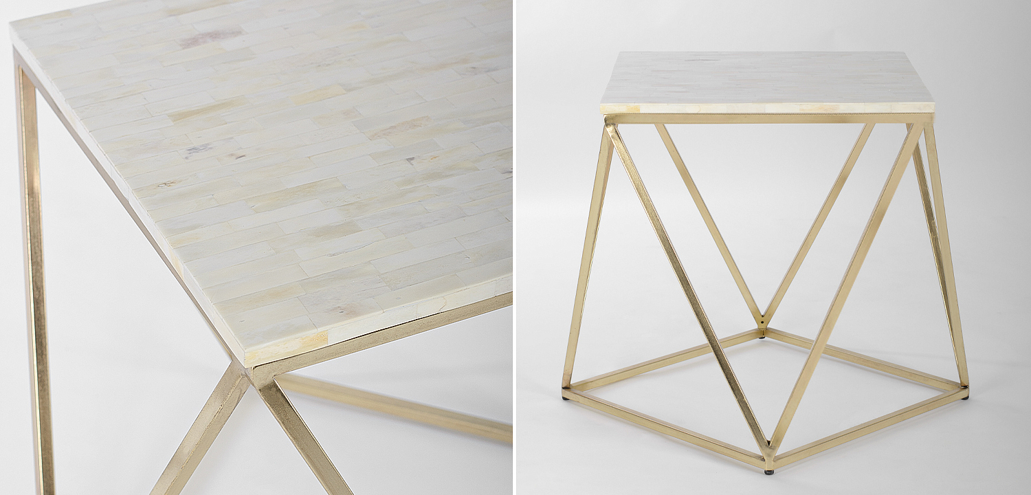 Кофейный Стол Bone Inlay Geometry Кофейный Стол Bone Inlay Geometry - Loft-Concept в Липецке