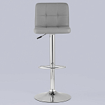 Барный стул с сиденьем серого цвета Honory варинант исполнения - 3 | Loft Concept в Липецке
