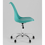 Офисный стул на металлическом основании EGGERY Blue пластик варинант исполнения - 4 | Loft Concept в Липецке