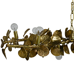 Линейная люстра Brass Eucalyptus Branches Lighting Chandelier варинант исполнения - 2 | Loft Concept в Липецке