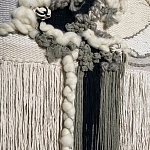 Панно ручная работа Черно-Белый Природный Орнамент  варинант исполнения - 2 | Loft Concept в Липецке