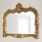 Зеркало настенное в ажурной раме в стиле барокко Ornate Ornaments варинант исполнения - 2 | Loft Concept в Липецке