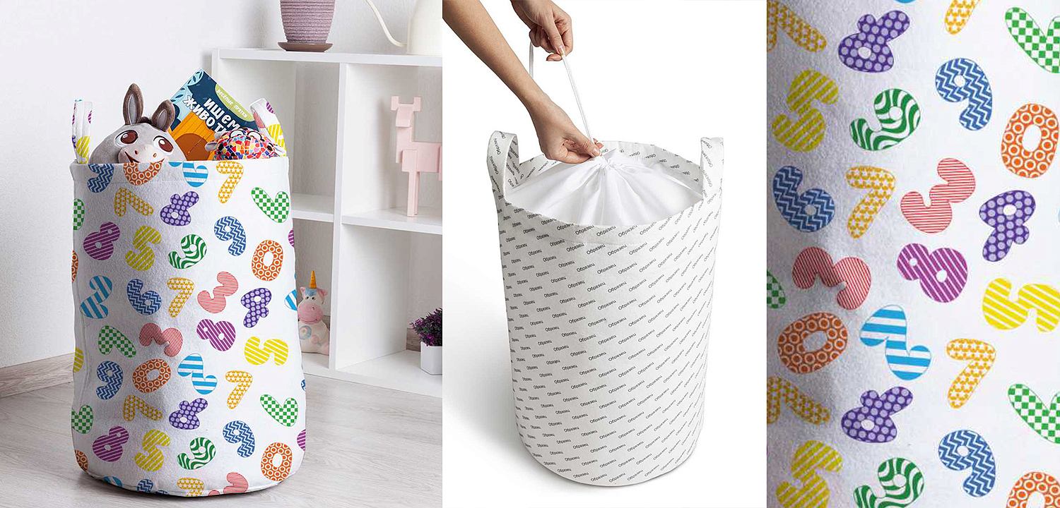 Корзина Colored Numbers Basket Корзина Colored Numbers Basket - Loft-Concept в Липецке