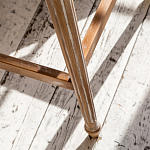 Барный стул из массива бука светло-зеленый с растительным орнаментом Raffael Angel Green Bar stool варинант исполнения - 5 | Loft Concept в Липецке