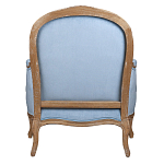 Кресло Ava Classical Armchair light blue velour варинант исполнения - 3 | Loft Concept в Липецке