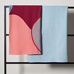 Плед из хлопка с абстрактным принтом Elysian Flow Ember варинант исполнения - 6 | Loft Concept в Липецке