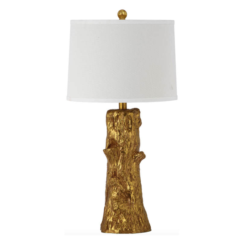 Настольная лампа Gold Stump Глянцевое золото Белый Настольная лампа Gold Stump Глянцевое золото Белый в Липецке | Loft Concept