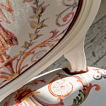 Стул из массива бука бежевый с растительным орнаментом Raffael Angel Beige Chair варинант исполнения - 3 | Loft Concept в Липецке