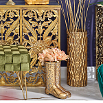 Ваза в форме сапог с рельефной текстурой и ручками Vase Boot варинант исполнения - 6 | Loft Concept в Липецке