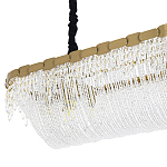 Люстра с хрустальными подвесками Riche Crystal Metal Chandelier 12 варинант исполнения - 3 | Loft Concept в Липецке