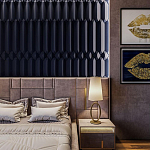 Гипсовая 3D Панель CRYSTAL SYMPHONY B варинант исполнения - 1 | Loft Concept в Липецке