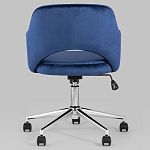 Кресло для компьютерного стола Veloury Blue варинант исполнения - 5 | Loft Concept в Липецке