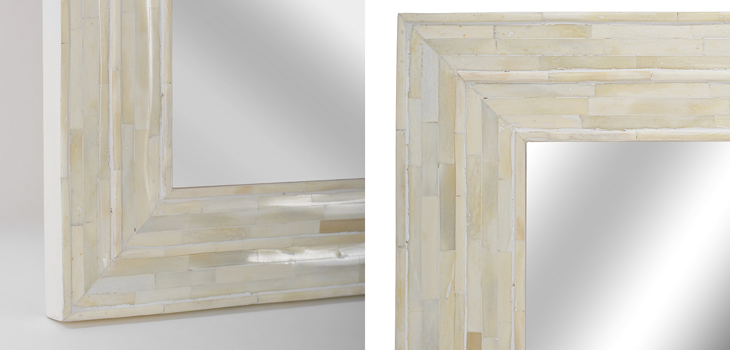Зеркало Bone Inlay white Зеркало Bone Inlay white - Loft-Concept в Липецке