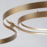 Люстра подвесная светодиодная в виде волнообразной ленты Ribbon Vortex варинант исполнения - 18 | Loft Concept в Липецке