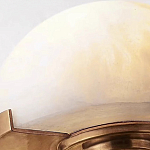 Бра с 2-мя мраморными плафонами на латунном корпусе Light Warm Light варинант исполнения - 2 | Loft Concept в Липецке