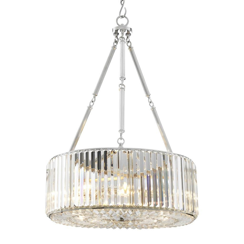 Люстра Chandelier Infinity Nickel Никель Прозрачный (Transparent) Люстра Chandelier Infinity Nickel Никель Прозрачный (Transparent) в Липецке | Loft Concept