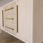 Буфет Primo с тремя ящиками и двумя фасадами Светлый дуб варинант исполнения - 7 | Loft Concept в Липецке