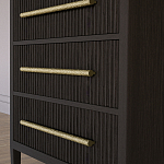 Комод Primo с 3 выдвижными ящиками Темный орех варинант исполнения - 3 | Loft Concept в Липецке