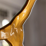 Зеркало кругле с декоративной золотой вставкой Golden Tree варинант исполнения - 2 | Loft Concept в Липецке