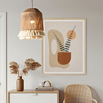 Люстра круглая плетеная с кисточками Small Solar Glow варинант исполнения - 1 | Loft Concept в Липецке